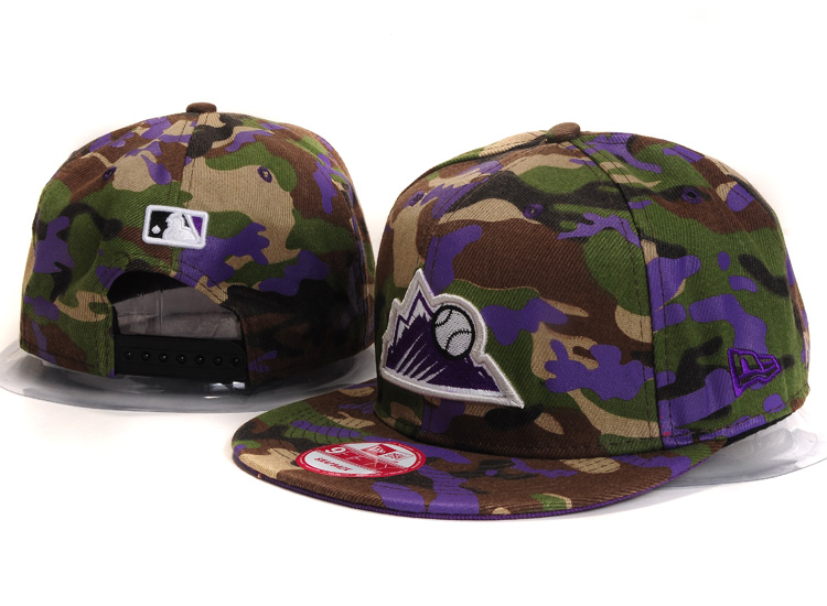MLB Colorado Rockies NE Snapback Hat #14